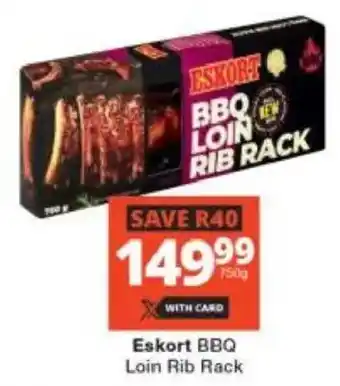 Checkers Eskort BBQ Loin Rib Rack offer