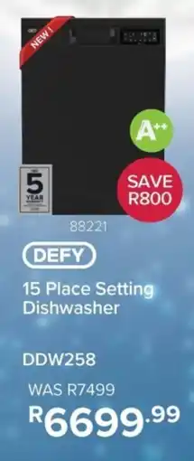 Hirsch's Defy 15 Place Setting Dishwasher offer