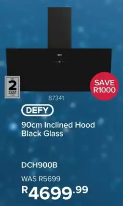 Hirsch's Defy Inclined Hood Black Glass offer