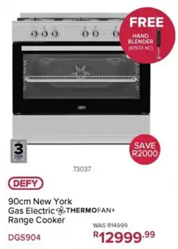 Hirsch's Defy New York Gas Electric Range Cooker offer