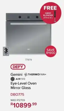 Hirsch's Defy Gemini Eye-Level Oven Mirror Glass offer