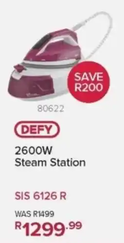 Hirsch's Defy 2600W Steam Station offer