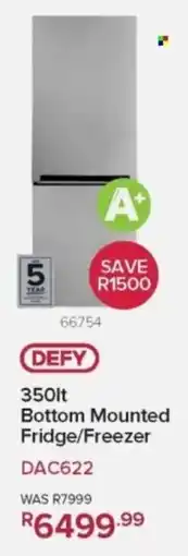 Hirsch's Defy Bottom Mounted Fridge/ Freezer offer