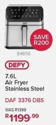 Hirsch's Defy Air Fryer Stainless Steel offer