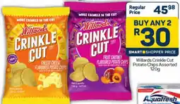 Pick n Pay Willards Crinkle Cut Potato Chips Assorted offer