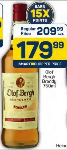 Pick n Pay Olof Bergh Brandy offer