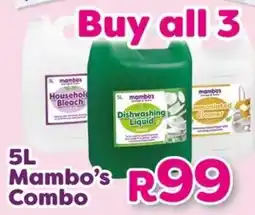 Mambo's Plastics Warehouse Mambo's Combo offer