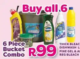 Mambo's Plastics Warehouse Thick bleach dishwash liquid pine gel & apc reg bleach offer