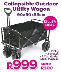 Mambo's Plastics Warehouse Collapsible Outdoor Utility Wagon offer
