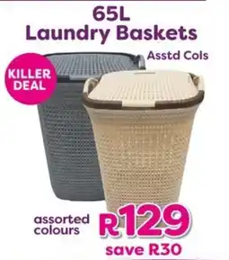 Mambo's Plastics Warehouse Laundry Baskets offer