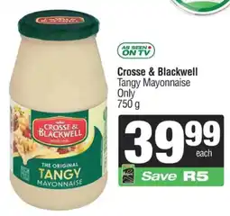KwikSpar Crosse & Blackwell Tangy Mayonnaise offer