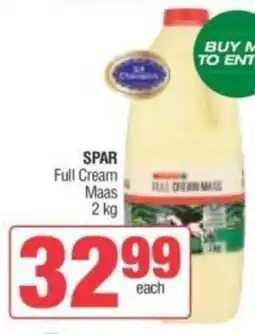 Spar SPAR Full Cream Maas offer