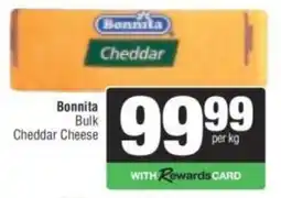 Spar Bonnita Bulk Cheddar Cheese offer