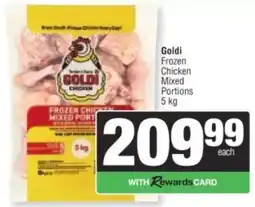 Spar Goldi Frozen Chicken Mixed Portions offer