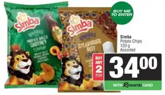 Spar Simba Potato Chips Assorted offer