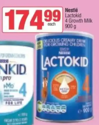 Spar Nestlé Lactokid 4 Growth Milk offer