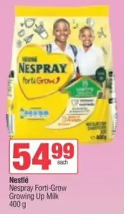 Spar Nestlé Nespray Forti-Grow Growing Up Milk offer