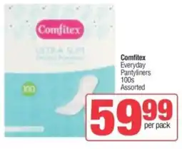 Spar Comfitex Everyday Pantyliners Assorted offer