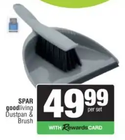 Spar SPAR goodliving Dustpan & Brush offer