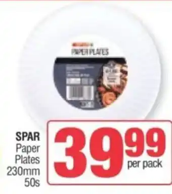 Spar SPAR Paper Plates offer