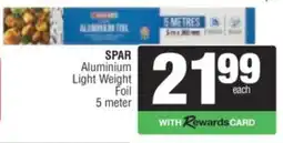 Spar SPAR Aluminium Light Weight Foil offer