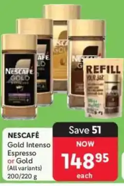 Makro Nescafé Gold Intenso Espresso or Gold offer