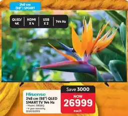 Makro Hisense 248 cm 98" QLED Smart TV 144 Hz offer