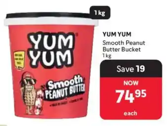 Makro Yum Yum Smooth Peanut Butter Bucket offer