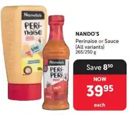 Makro Nando's Perinaise or Sauce offer