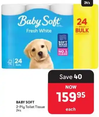 Makro Baby Soft 2-Ply Toilet Tissue offer