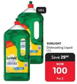 Makro Sunlight Dishwashing Liquid offer