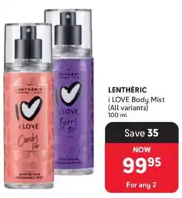 Makro Lenthéric I Love Body Mist offer