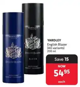 Makro Yardley English Blazer offer