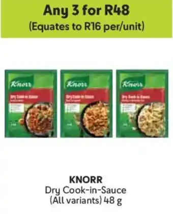 Makro Knorr Dry Cook-in-Sauce offer