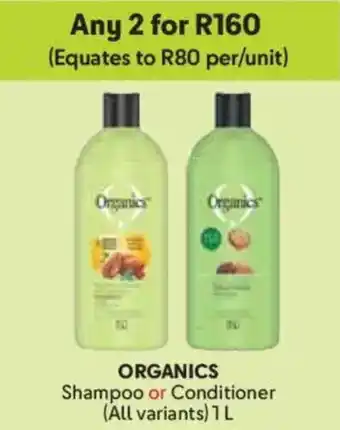 Makro Organics Shampoo or Conditioner offer