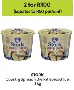 Makro Stork Country Spread 40% Fat Spread Tub offer