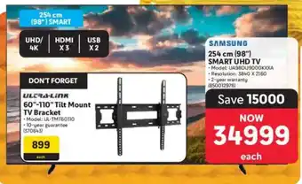 Makro Samsung 254 cm 98" Smart UHD TV offer