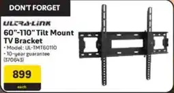 Makro Ultra-link 60"-110" Tilt Mount TV Bracket offer