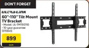 Makro Ultra-link 60"-110" Tilt Mount TV Bracket offer