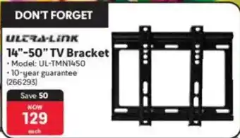 Makro Ultra-link 14"-50" TV Bracket offer