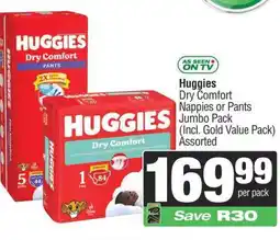 Spar Huggies Dry Comfort offer