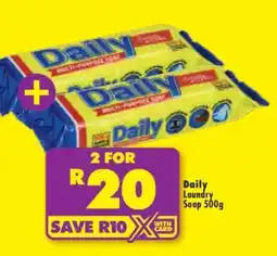 Shoprite DAILY LAUNDRY SOAP 500g offer
