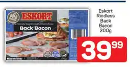 Pick n Pay Eskort Rindless Back Bacon 200g offer