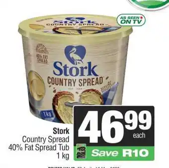 Spar Stork Country Spread offer