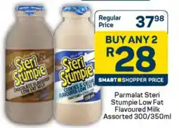 Pick n Pay Parmalat Steri Stumpie Low Fat Flavoured Milk Assorted 300/350ml offer
