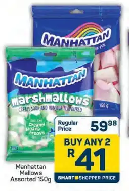 Pick n Pay Manhattan Mallows Assorted 150g offer