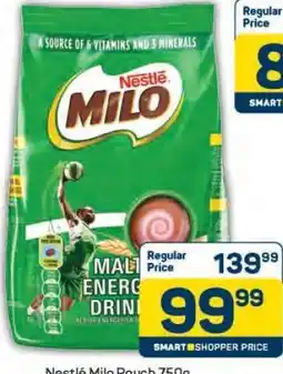 Pick n Pay Nestle Milo Pouch 750g offer