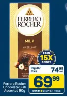 Pick n Pay Ferrero Rocher Chocolate Slab Assorted 90g offer