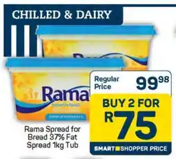 Pick n Pay Rama Spread for Bread 37% Fat Spread 1kg Tub offer