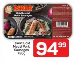 Pick n Pay Eskort Gold Medal Pork Sausages 750g offer